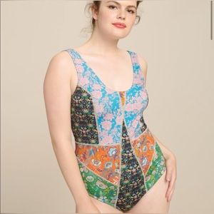 Cynthia Rowley neoprene one piece swim suit